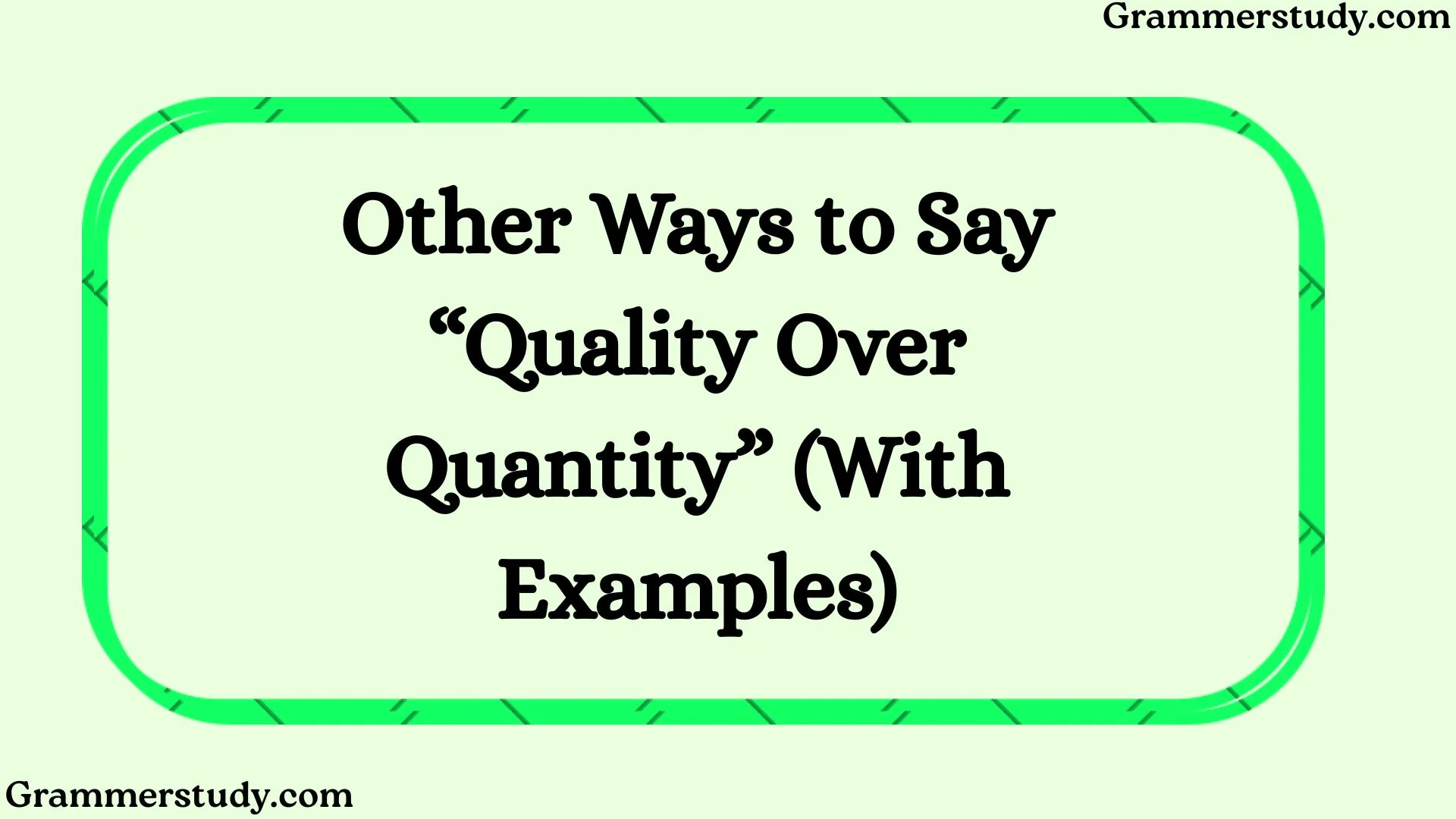 Other Ways to Say “Quality Over Quantity” (With Examples)